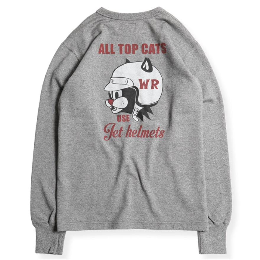 "LEAVE A TRACK" LONG SLEEVES TEE - BLACK