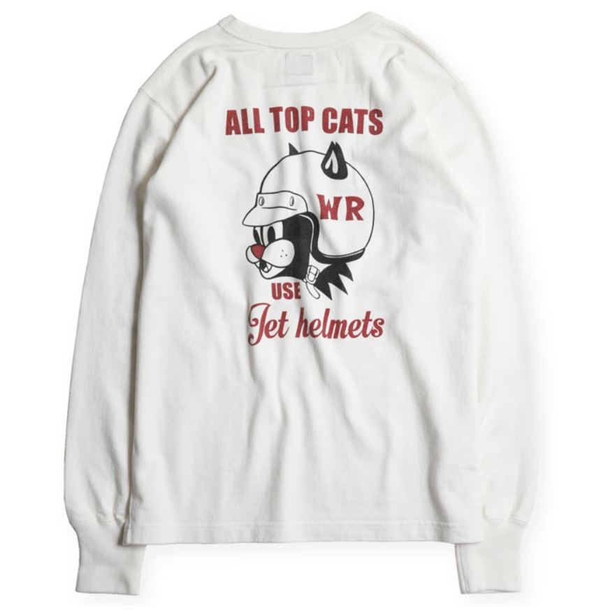 "LEAVE A TRACK" LONG SLEEVES TEE - BLACK