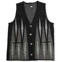 CHIMAYO KNIT VEST-BLACK