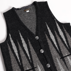 CHIMAYO KNIT VEST-BLACK