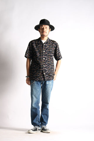 TX SOUVENIR SHORT SHIRTS - BLACK