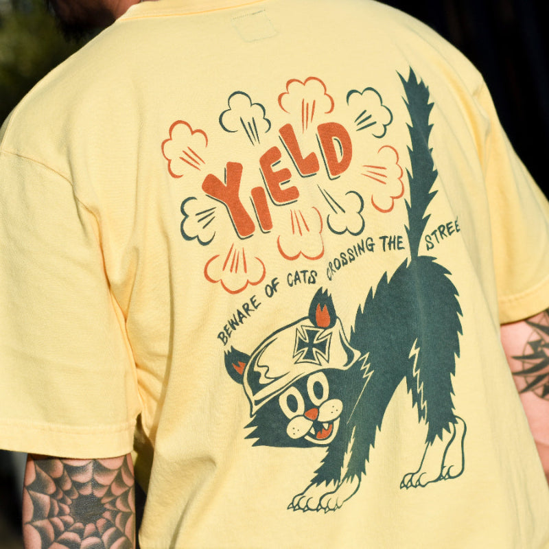 "YIELD" TEE - BANANA