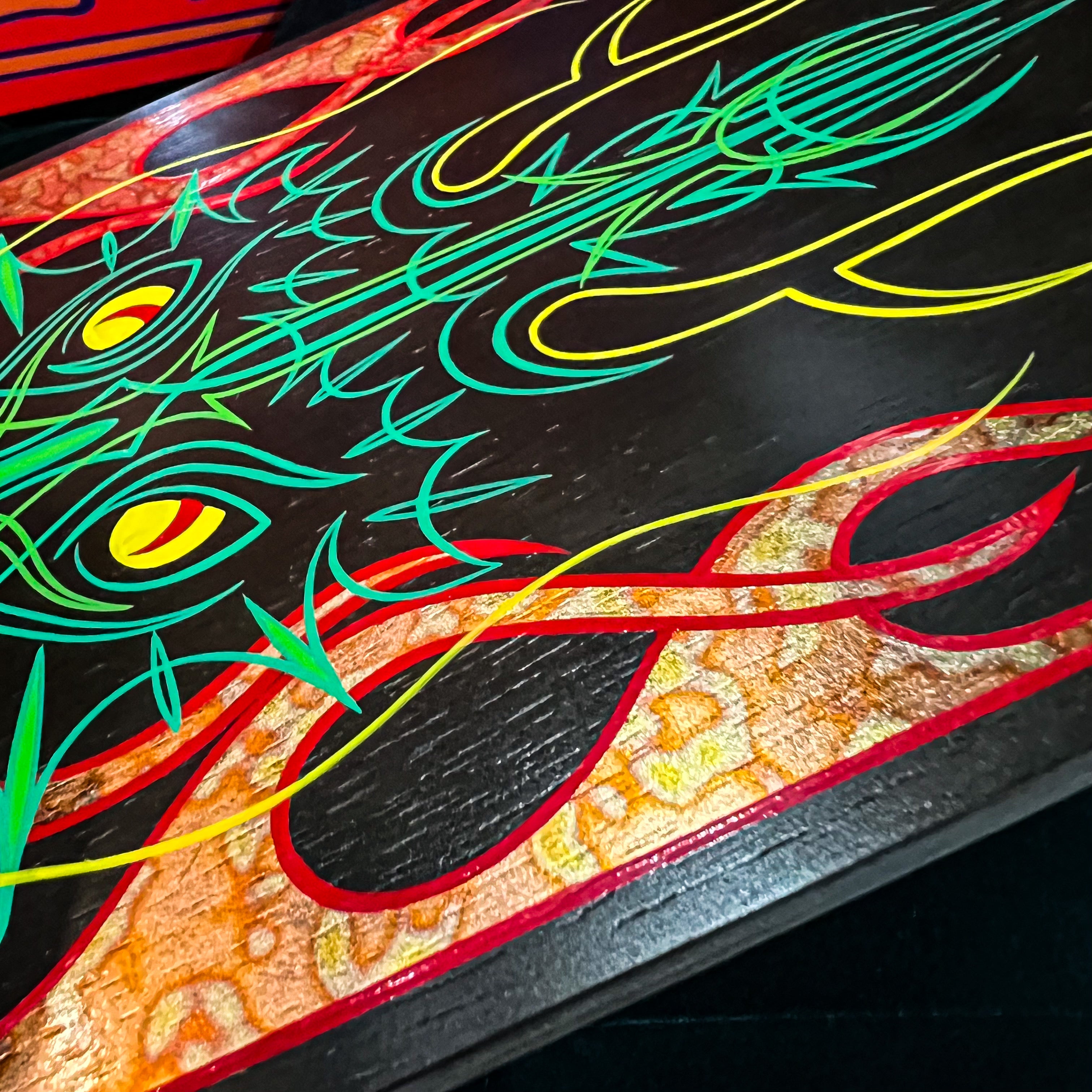Psycho-Grafix Pinstripe Art Pieces : Dragon