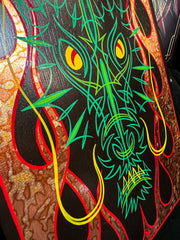 Psycho-Grafix Pinstripe Art Pieces : Dragon