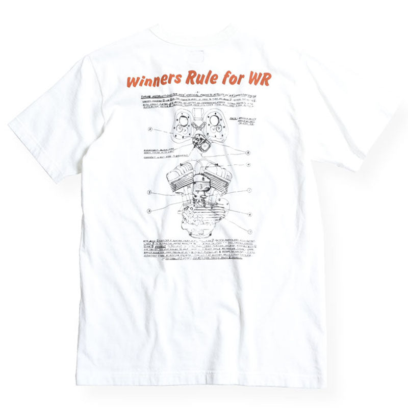 "WINNERS RULE" TEE - WHITE - May club