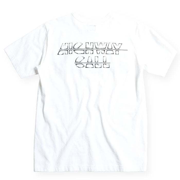 "HIGHWAY CALL" TEE - WHITE - May club