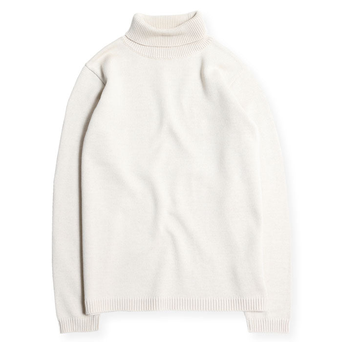 CLASSIC HIGH NECK SWEATER - BEIGE - May club