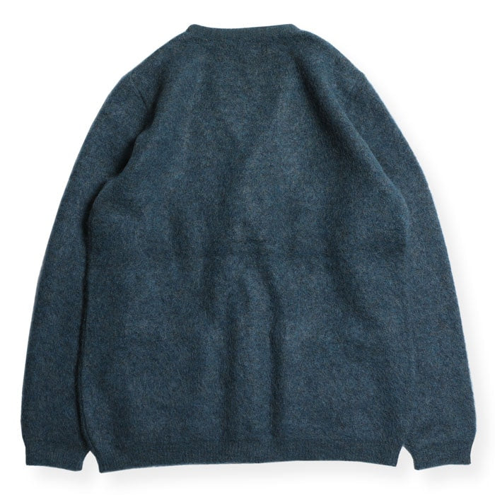 VINTAGE MOHAIR CARDIGAN - BLUE