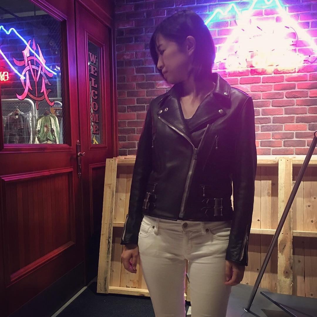 AD-02W SHEEPSKIN DOUBLE RIDERS JACKET WOMEN'S – May club