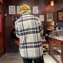 HILLBILLY SHIRTS - H.BRN CHK