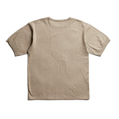 ACV-KNS01SS CREW NECK SHORT SLEEVE KNIT TEE - SMOKE BEIGE - May club