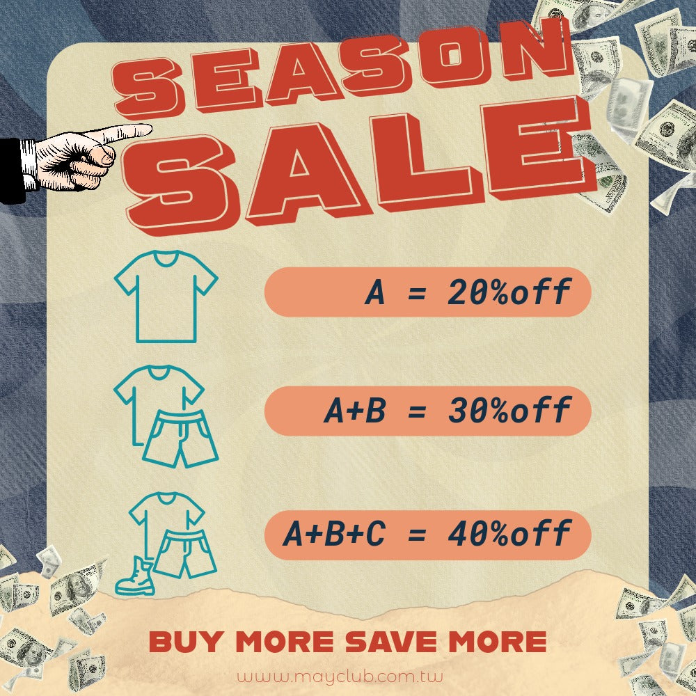 END OF SEASON SALE – May club