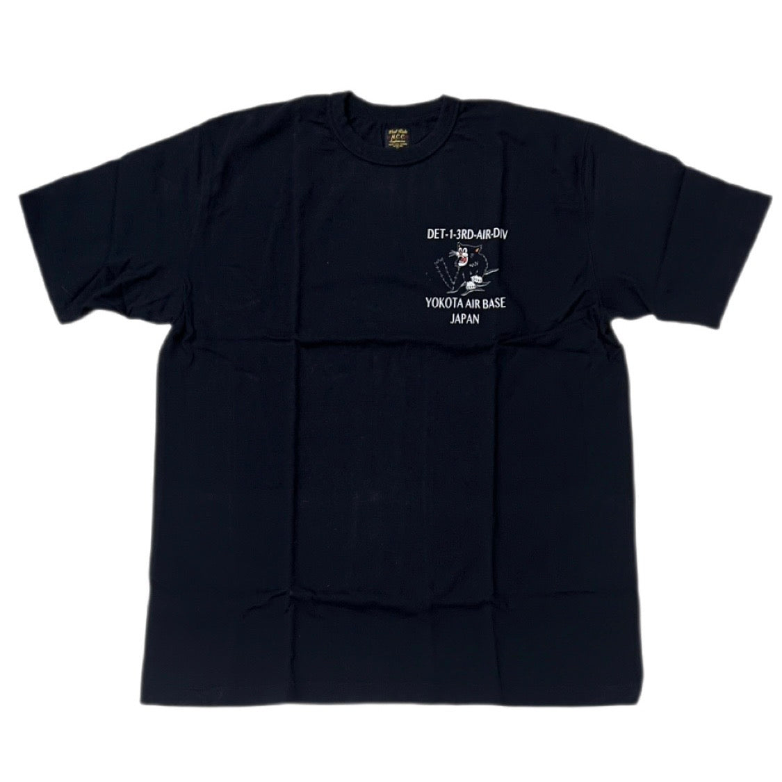 "AIR BASE" TEE - BLACK