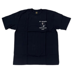 "AIR BASE" TEE - BLACK