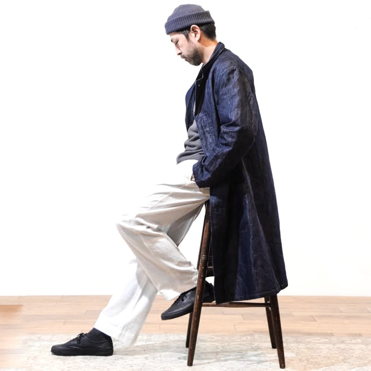ACV-TR03CLRH COTTON LINEN BUCKLE BACK TROUSERS