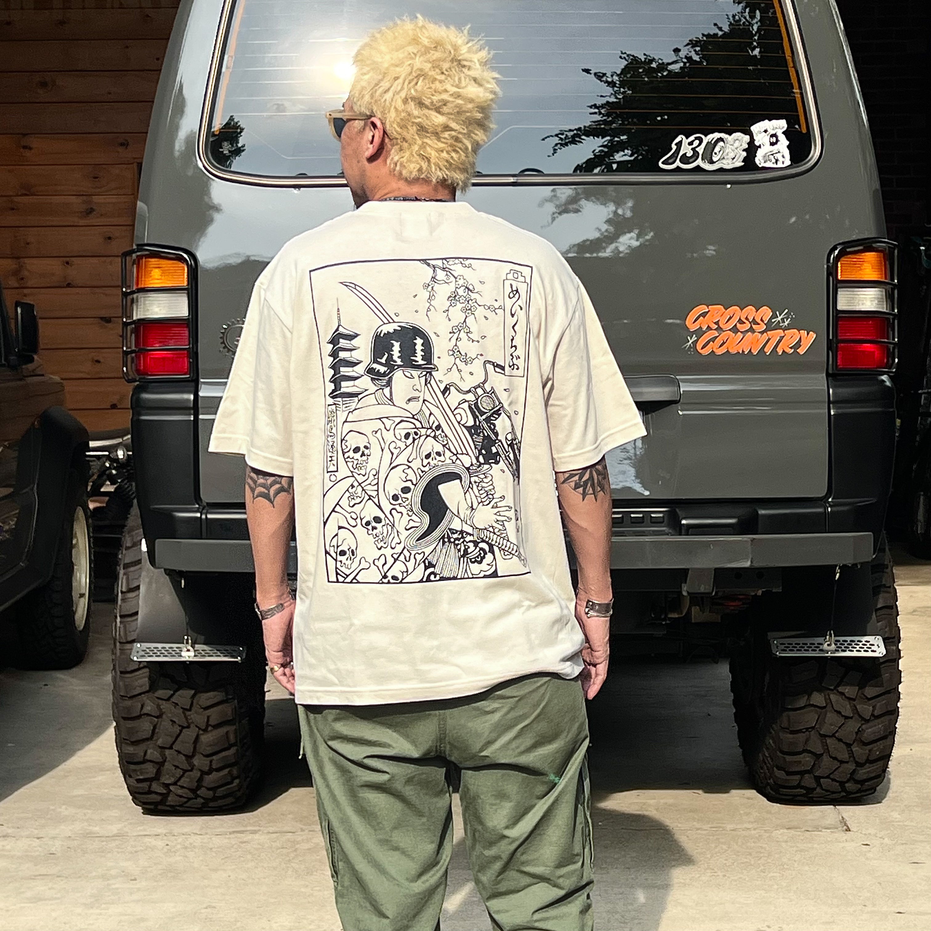 SAMURAI BIKER TEE - NATURE