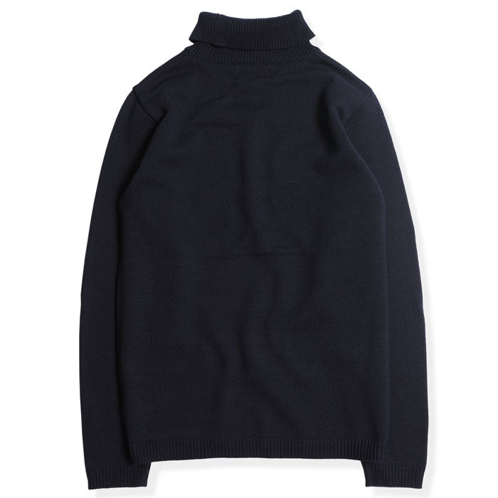 CLASSIC HIGH NECK SWEATER - NAVY - May club