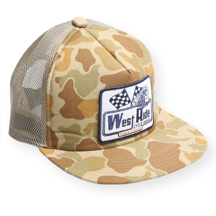 MESH CAP: FLAGS HUNTER CAMO