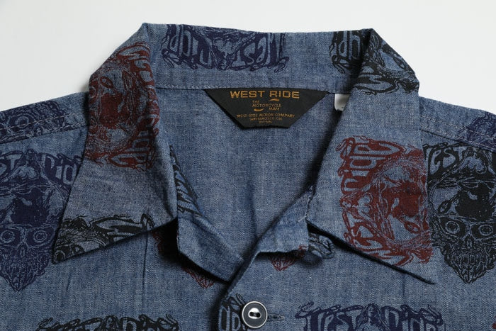 CAMPUS LONG SLEEVE SHIRTS - BLUE