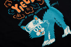 "YIELD" TEE - BLACK