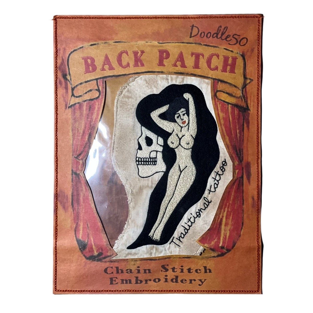 PATCH - SKULL AND LADY