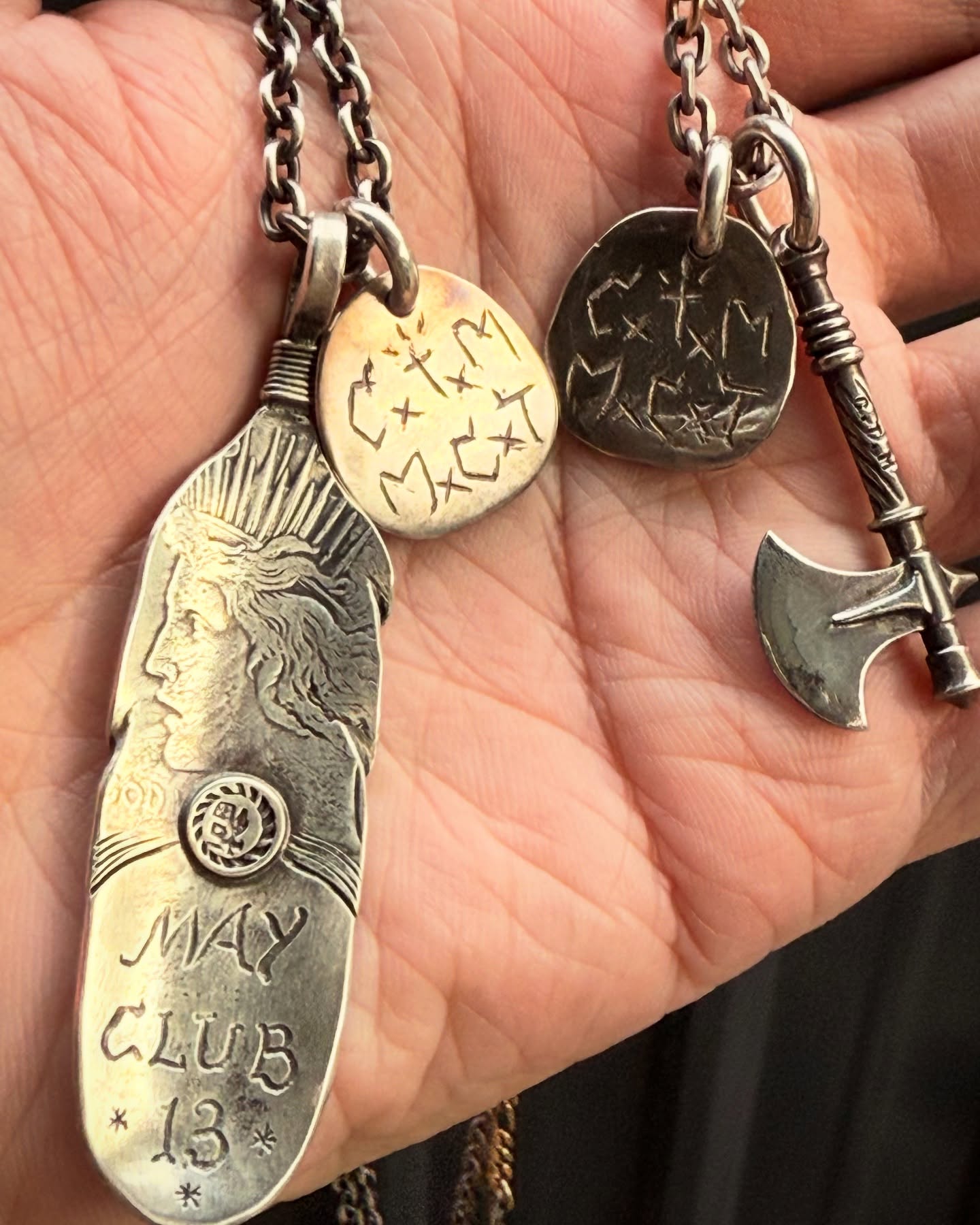 MAY CLUB x C.T.M BONE 13 PENDANT