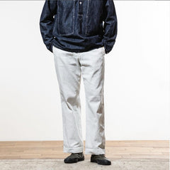 ACV-TR03CLRH COTTON LINEN BUCKLE BACK TROUSERS