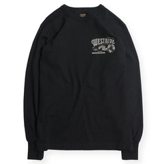 "HIGHWAY CALL" LONG SLEEVES TEE - BLACK - May club