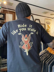 GRIM REAPER SHORT SLEEVE TEE - BLACK