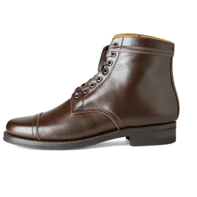 AB-07H-CL-LW HORSEHIDE MILITARY BOOTS - BROWN