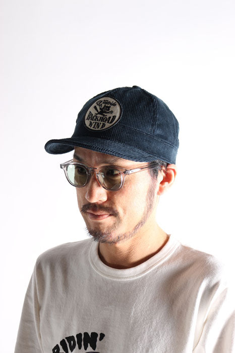 NEW ARMY CAP - BLUE CORDUROY / THUNDER CAT PATCH - May club