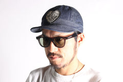 NEW ARMY CAP - BLUE DENIM / HEART