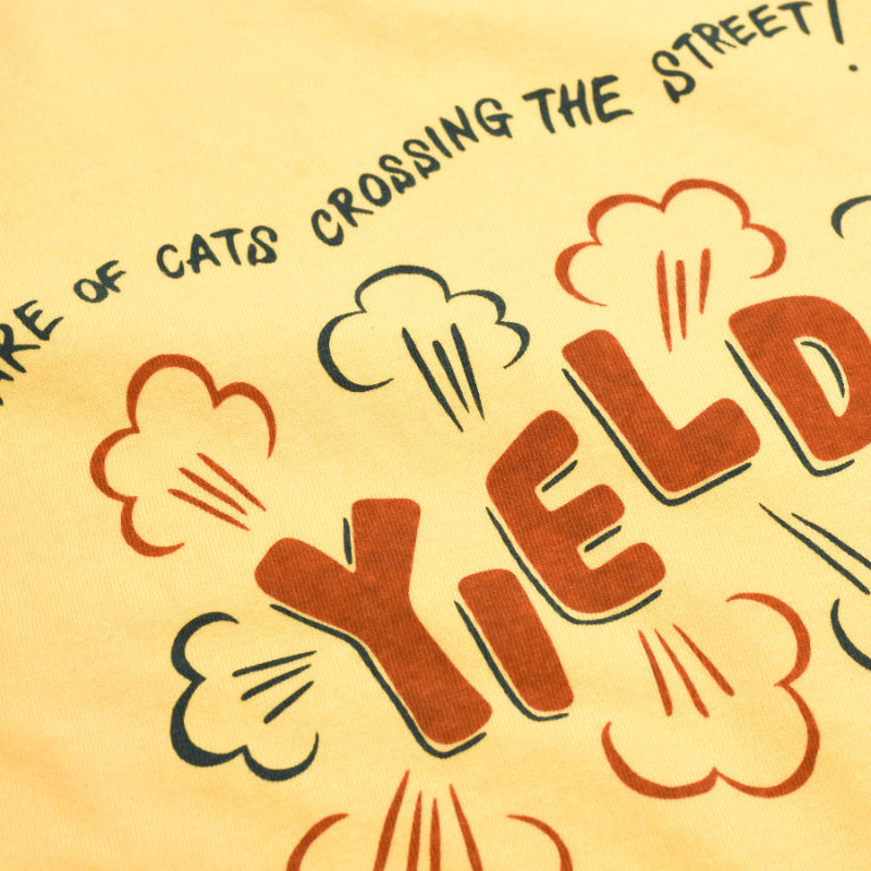 "YIELD" TEE - BANANA