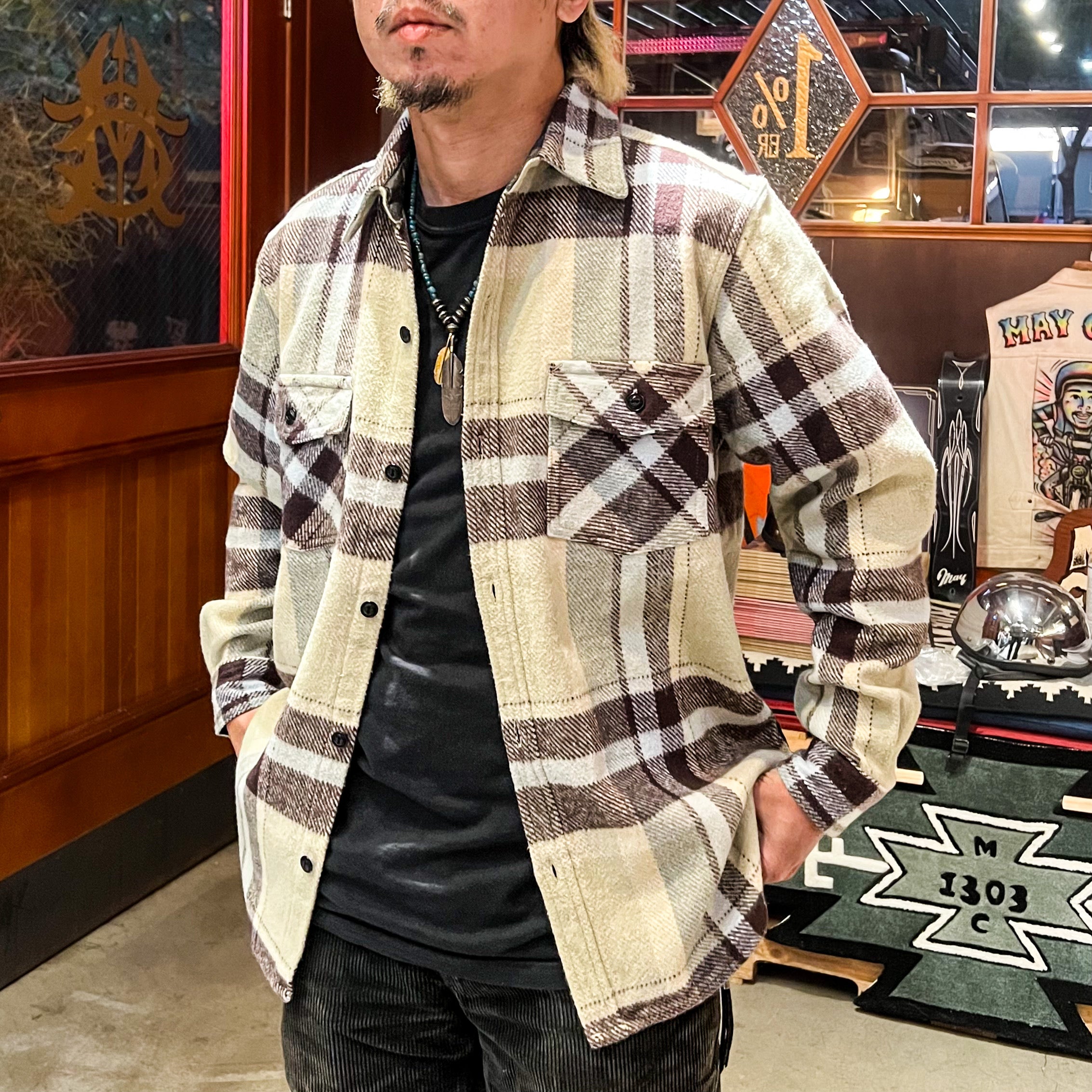 HILLBILLY SHIRTS - H.BRN CHK