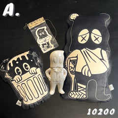 FUKU MAN RESIN FIGURINE - BONE WHITE SET