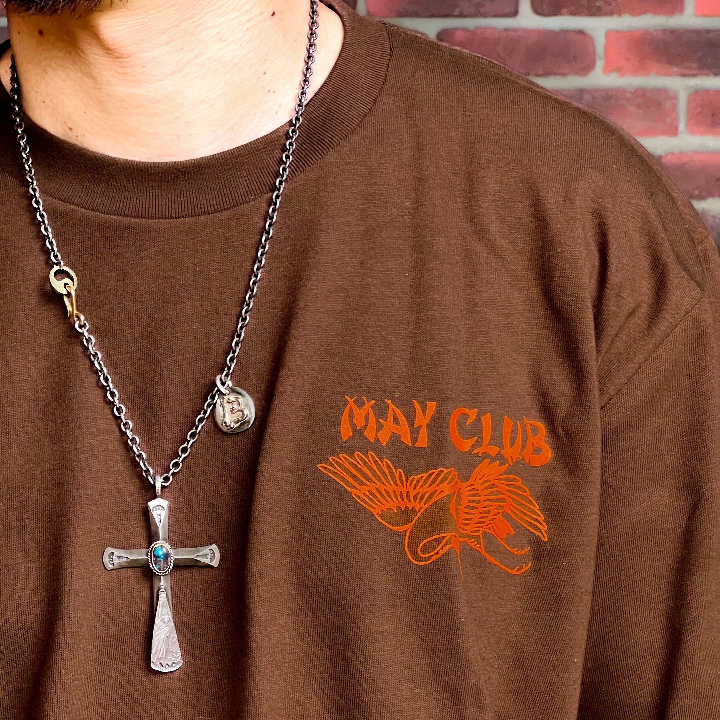 SAMURAI BIKER TEE - BROWN