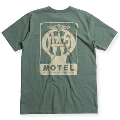 "ROAD SIGN" TEE - SMOKY GREEN - May club