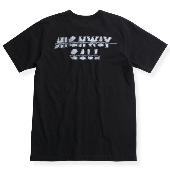 "HIGHWAY CALL" TEE - BLACK - May club