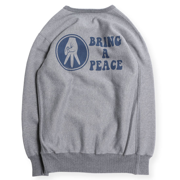 FRONT V SWEAT - BRING A PEACE：H.GRY - May club