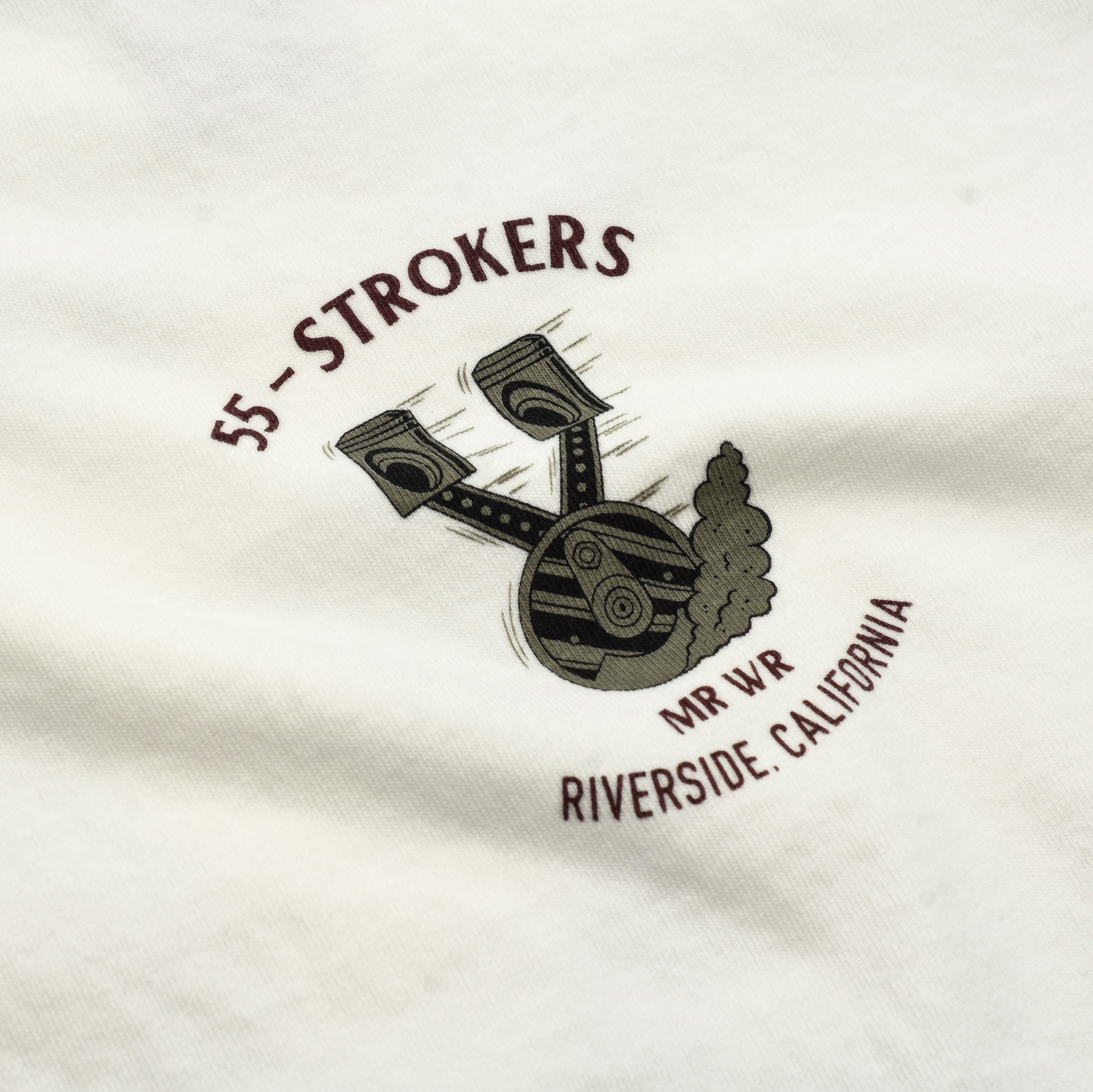 "55 STROKERS" TEE - OFF