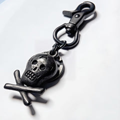 "X-BONE SKULL" Metal Key-Holder