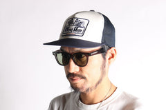 MESH CAP：FLAGS NAVY/OFF