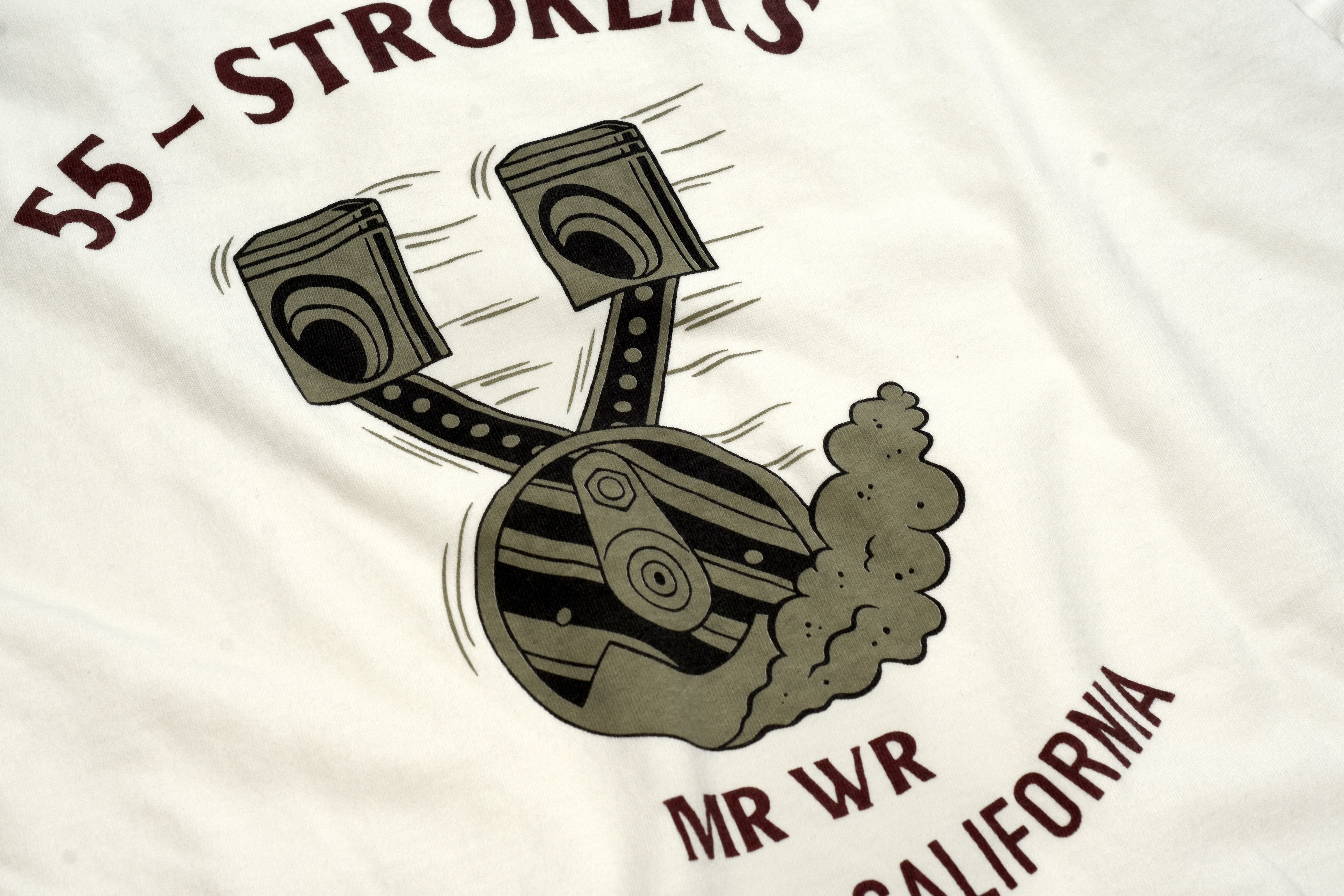 "55 STROKERS" TEE - OFF