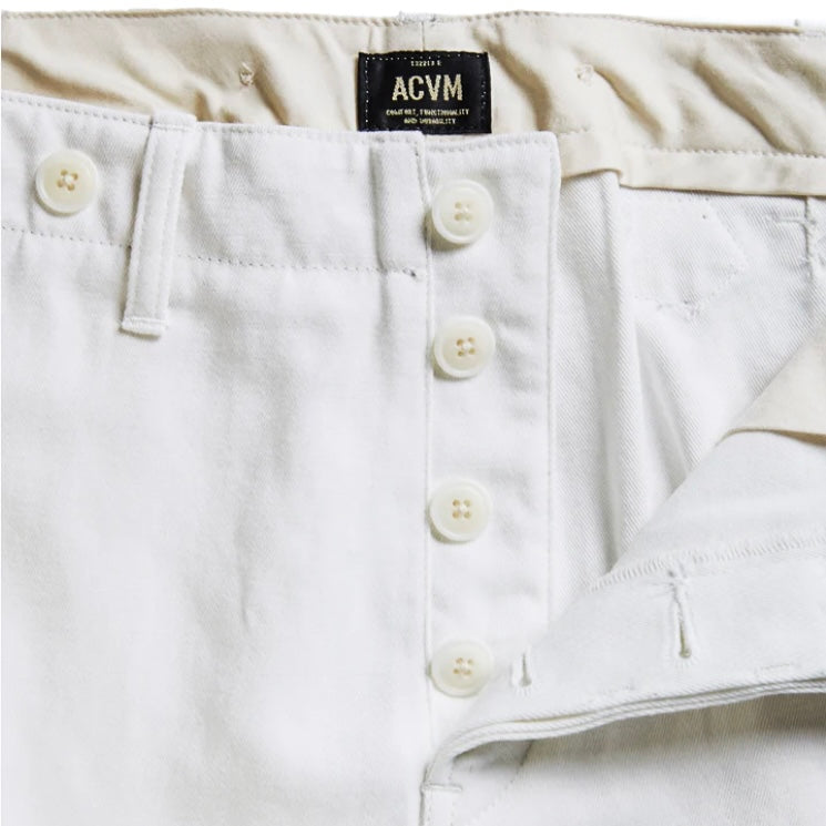ACV-TR03CLRH COTTON LINEN BUCKLE BACK TROUSERS