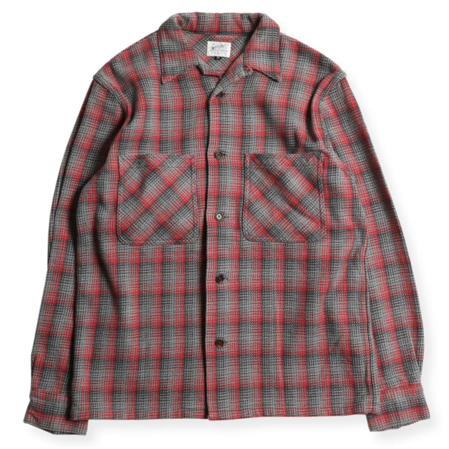 OPEN WIND SHIRTS - H.RED CHECK