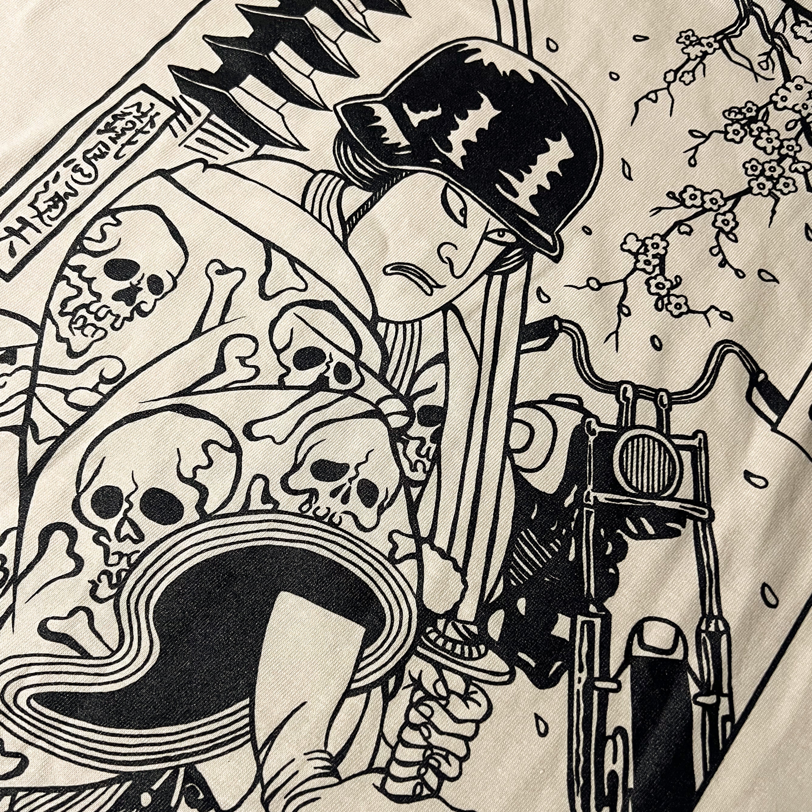SAMURAI BIKER TEE - NATURE