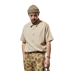 ACV-SH04SS-CHMP COTTON HEMP ARMY PULLOVER SHORT SLEEVE SHIRT