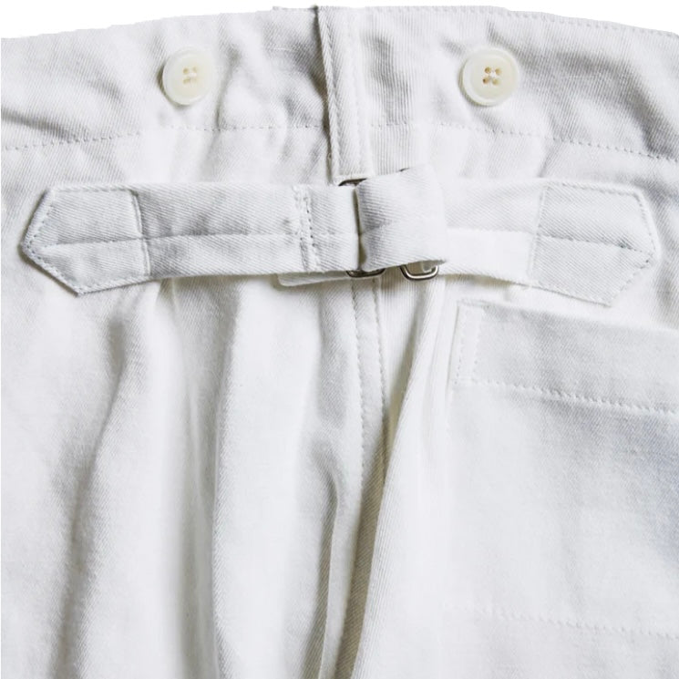 ACV-TR03CLRH COTTON LINEN BUCKLE BACK TROUSERS