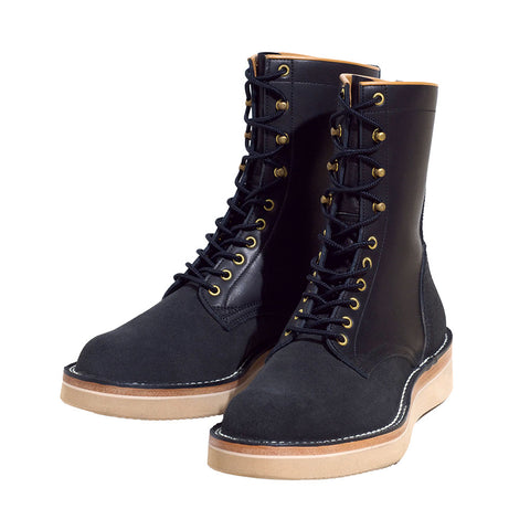 ROUGH-OUT LACE UP BOOTS - May club