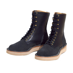 ROUGH-OUT LACE UP BOOTS - May club